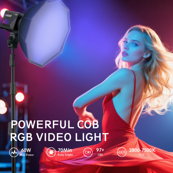 Ultra-Portable RGB Color Changing Photo Lights for Photography, Video - Image 4