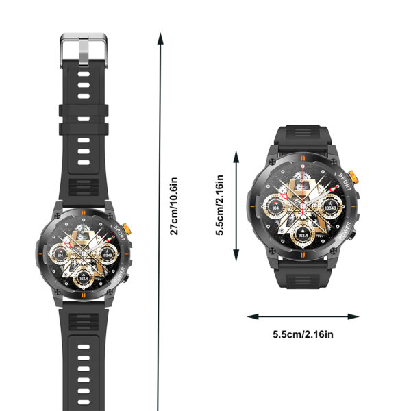 Multifunctional Smart Watch, Fashionable Digital Watch with Heart Rate Monitoring &Sleep Tracking,Waterproof Sports Watch for Women & Men, Wearable - Image 5